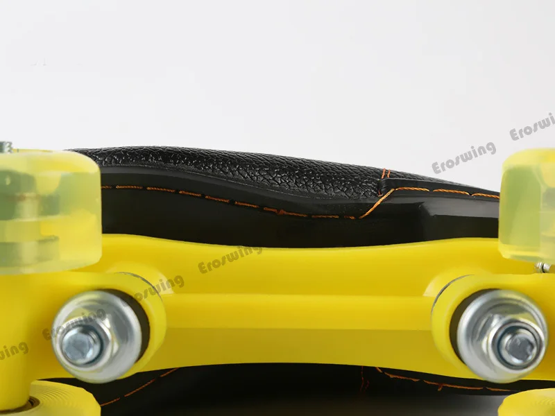 Унисекс двойная линия для взрослых искусственная кожа Quad параллельные фигурные