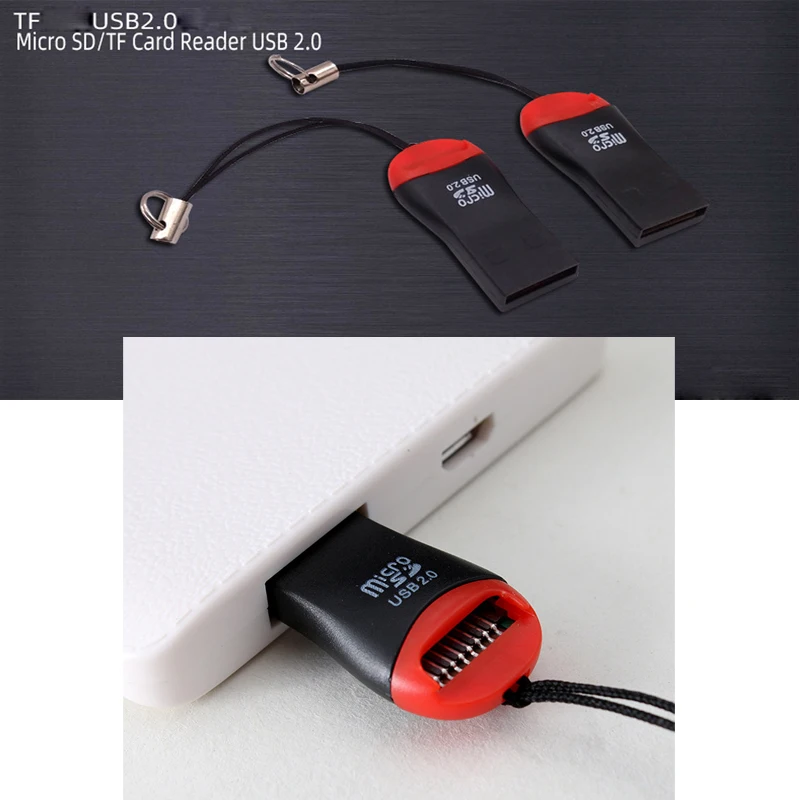 Считыватель карт памяти адаптеры к USB 2,0 адаптер для Micro SD SDHC SDXC TF смарт-карта памяти адаптер для Macbook