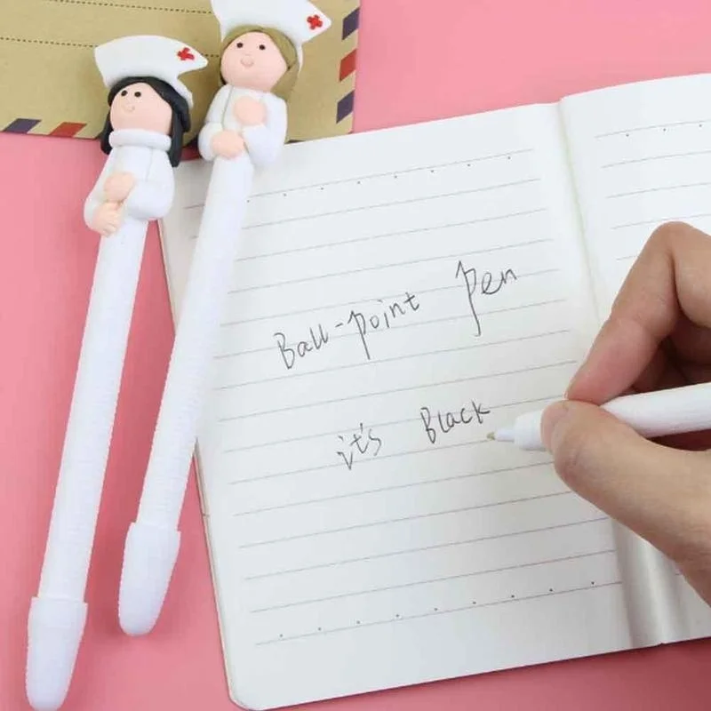 2 шт./лот симпатичный герой доктор медсестра полимерная шариковая ручка