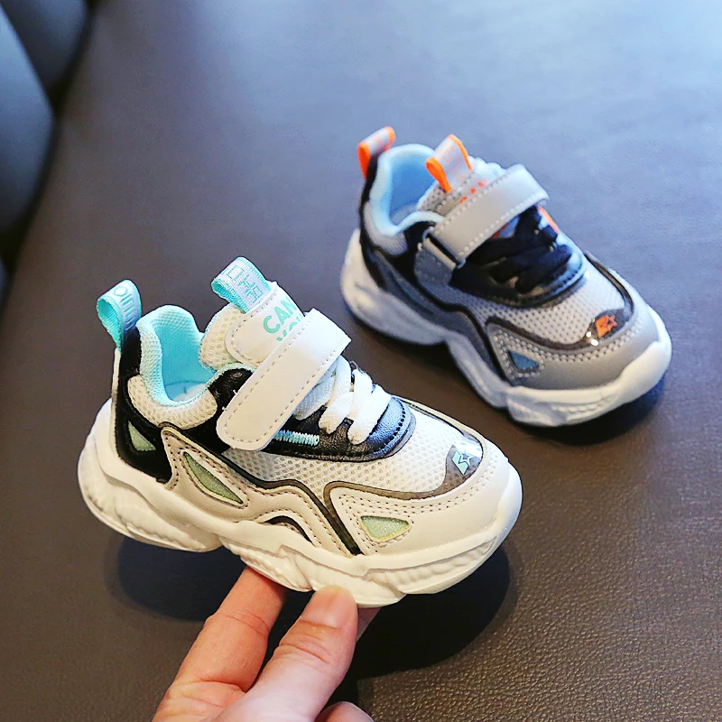 

New Children's Casual Sports Shoes 2021 Boys Sneakers, Autumn Girls Double Net Shoes Tide 1-3 Years Old Kids Fashion