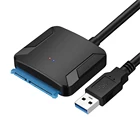 Переходник с USB 3,0 на SATA 3, переходник с SATA на USB, кабели с поддержкой 2,53,5 дюйма, внешний адаптер для жесткого диска, SSD, жесткого диска 2021