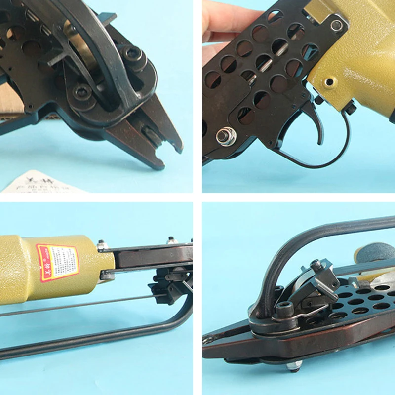 

Pneumatic Nail Gun Type C Staple Gun Home Portable Cage Wire Mesh Buckle Nail Gun Line Bundling Metal Mesh Fixing Nail Gun Tools