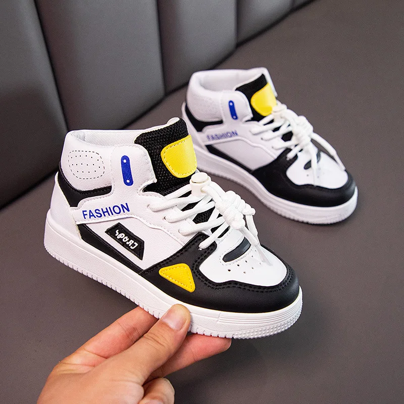 

Kids skate shoes 2021 autumn children shoes solid soft sole boys casual shoes Korean girls shoes off white shoes kids sneakers