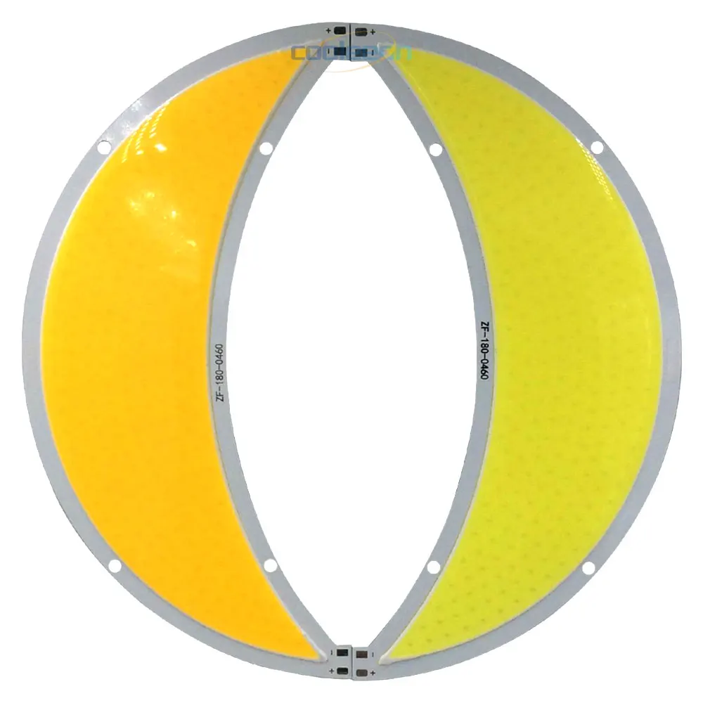 Круглая Светодиодная лампа 108 мм 180 суперъяркая 12 В 50 Вт 200 холодный и белый свет|cob