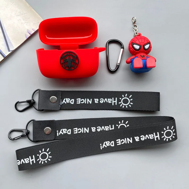 Защитный силиконовый чехол Marvel для беспроводных наушников JBL Live 300TWS мягкая