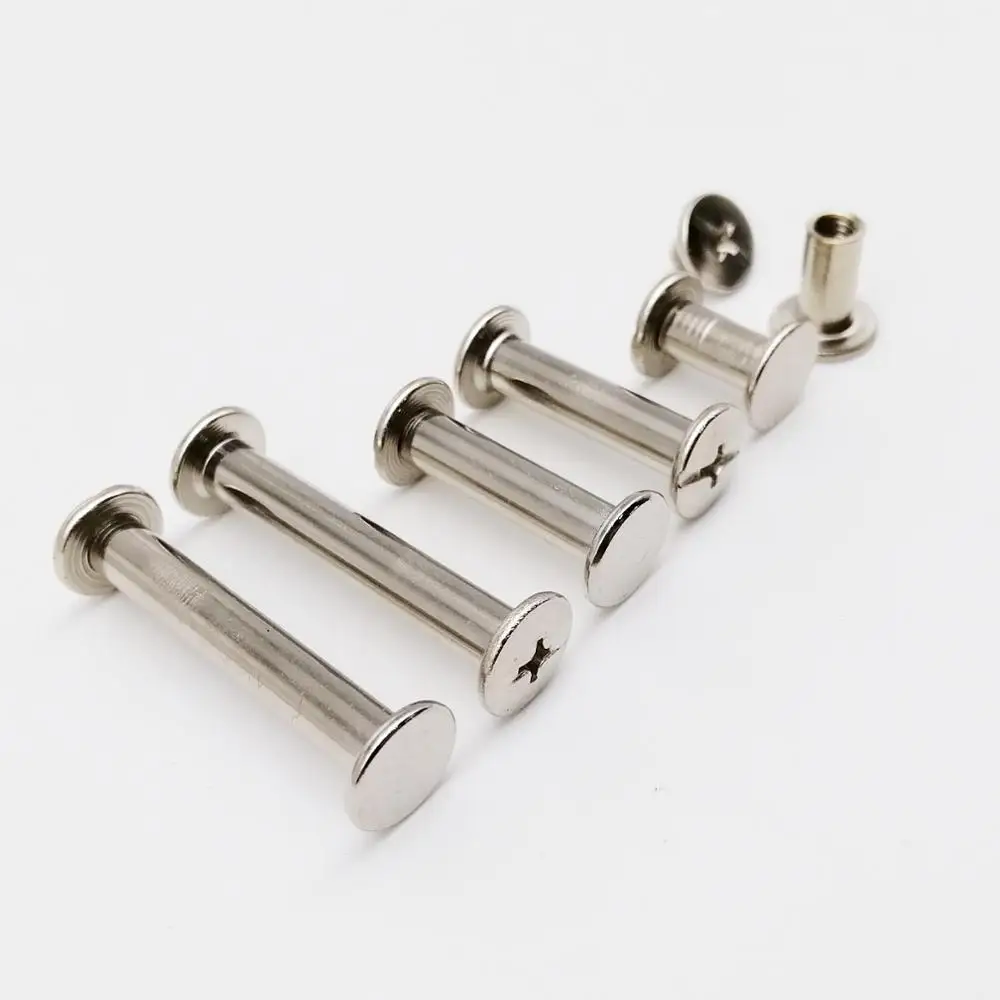 2/10 шт. M5x5-150mm золотистый Серебристый кожаный ремень для скрапбукинга альбома