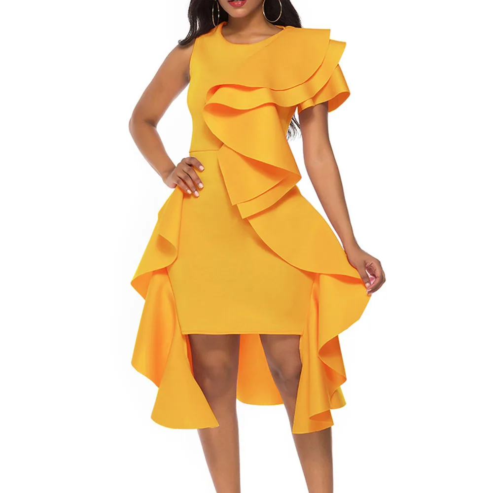 2019 Новое Осеннее элегантное модное стильное платье без рукавов в африканском