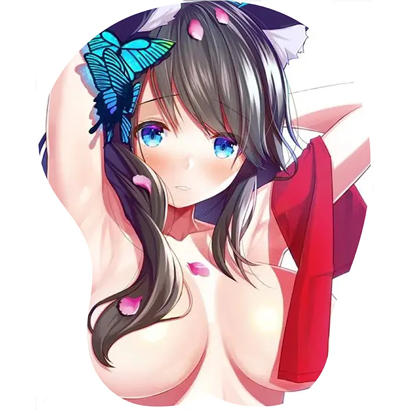

3D коврик для мыши, силиконовый коврик для запястья, красивый большой коврик для груди и запястья