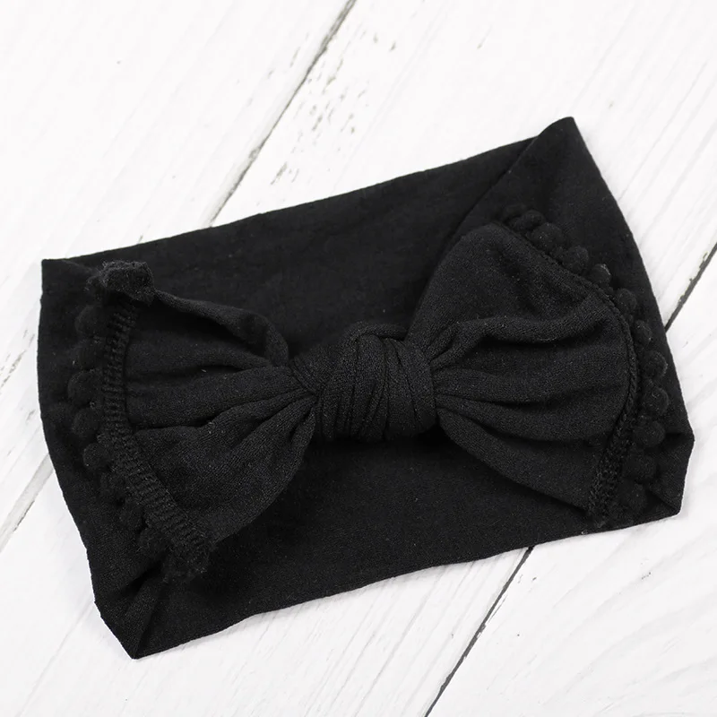 Тюрбан для новорожденных девочек повязка на голову с большим бантом кролик