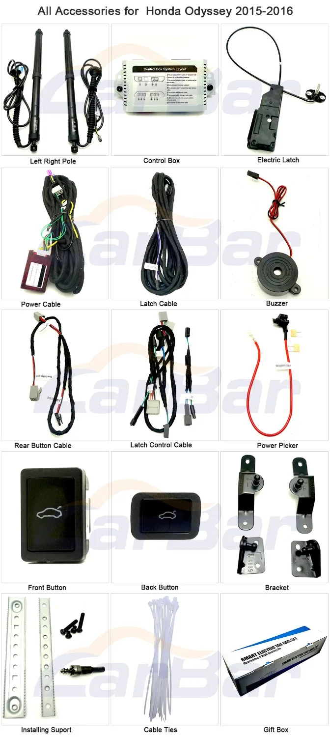 Интеллектуальный автоматический Электрический подъемник задних ворот для Honda