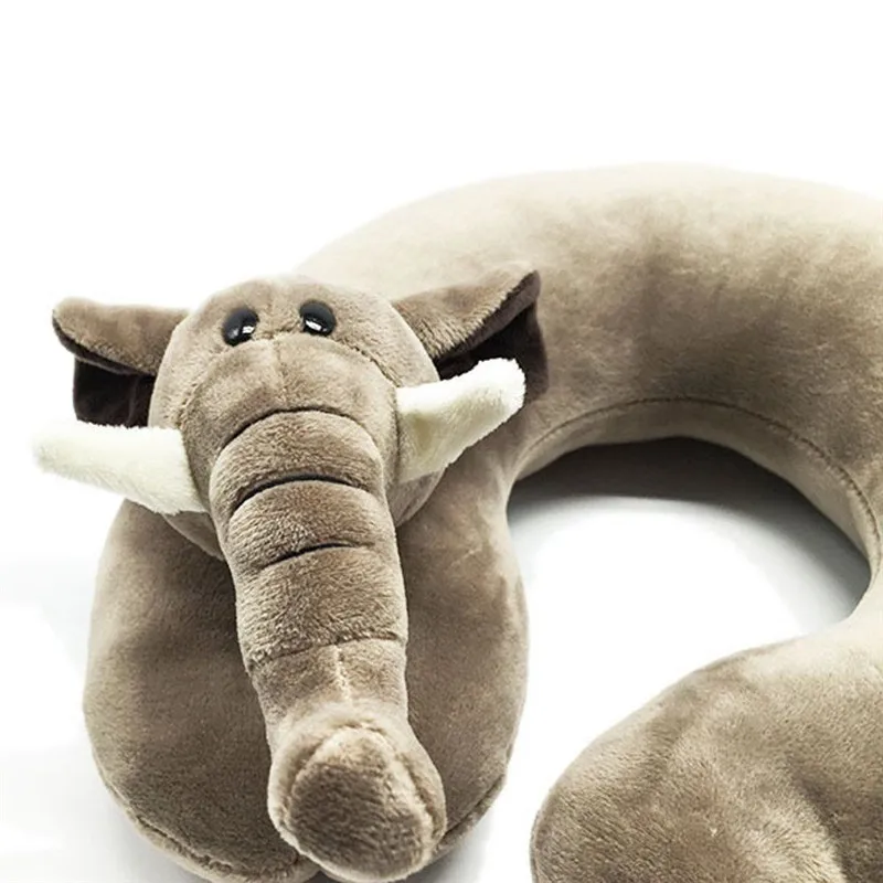 Творческий мультфильм U формы из пены с эффектом памяти для путешествий шейки