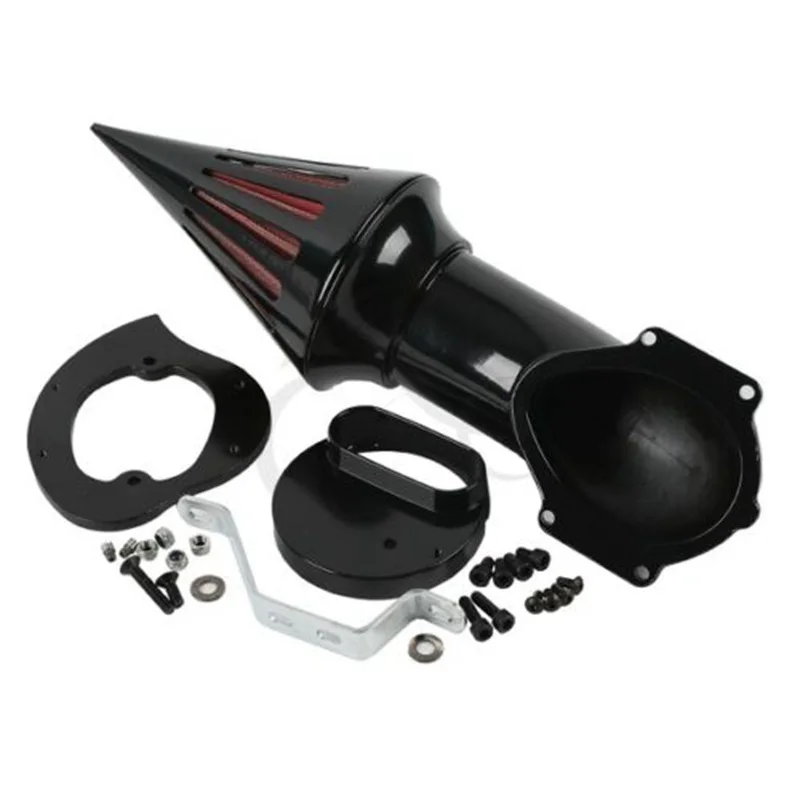 МОТОЦИКЛ хром/черный шип воздухоочиститель наборы Впускной фильтр для Yamaha V-Star 1100