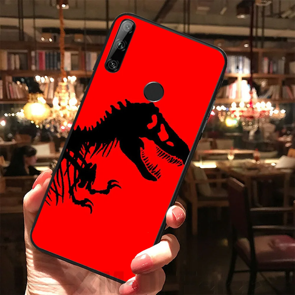 Reayou Jurassic Dinosaur TPU Soft Silicone Phone Case Cover For Huawei Y5 Y6 Y7 Y9 Prime Pro II 2019 2018 | Мобильные телефоны и