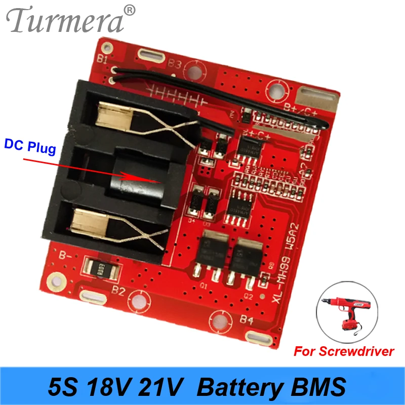 5S 18v 21v 20A литий-ионный Аккумулятор литиевый аккумулятор BMS 18650 Батарея отвертка шуры Зарядное Устройство Защиты доска подходит для dewalt Turmera