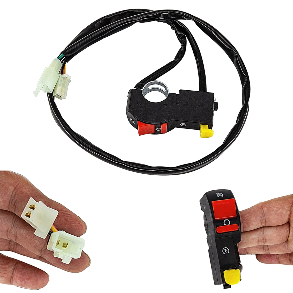 Переключатель на руль мотоцикла электрический стартер кнопка включения и