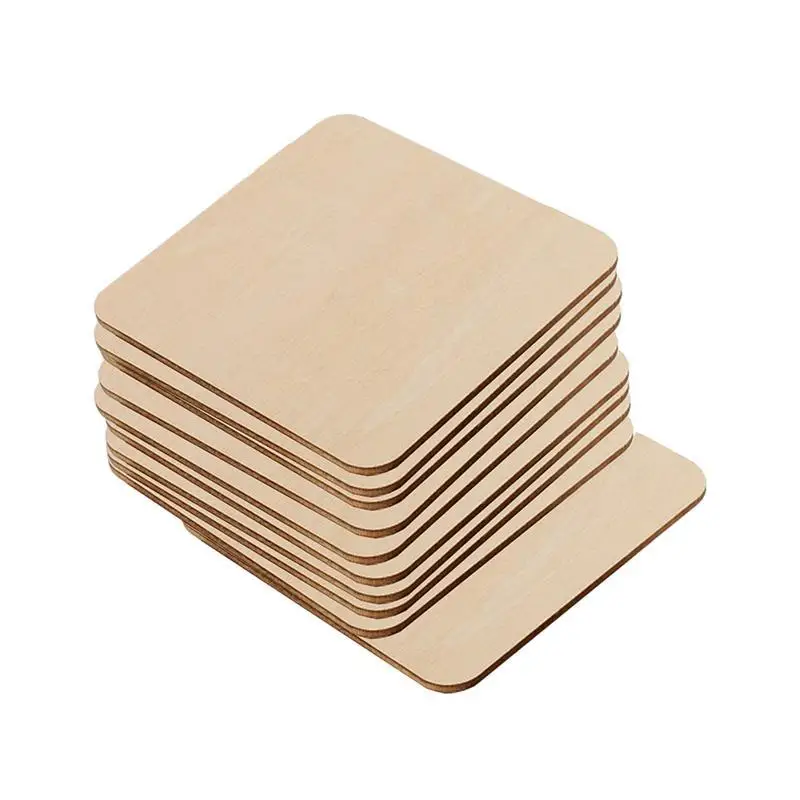 Пустая доска 1 35 см размеры модель здания квадратная DIY ремесло пирография