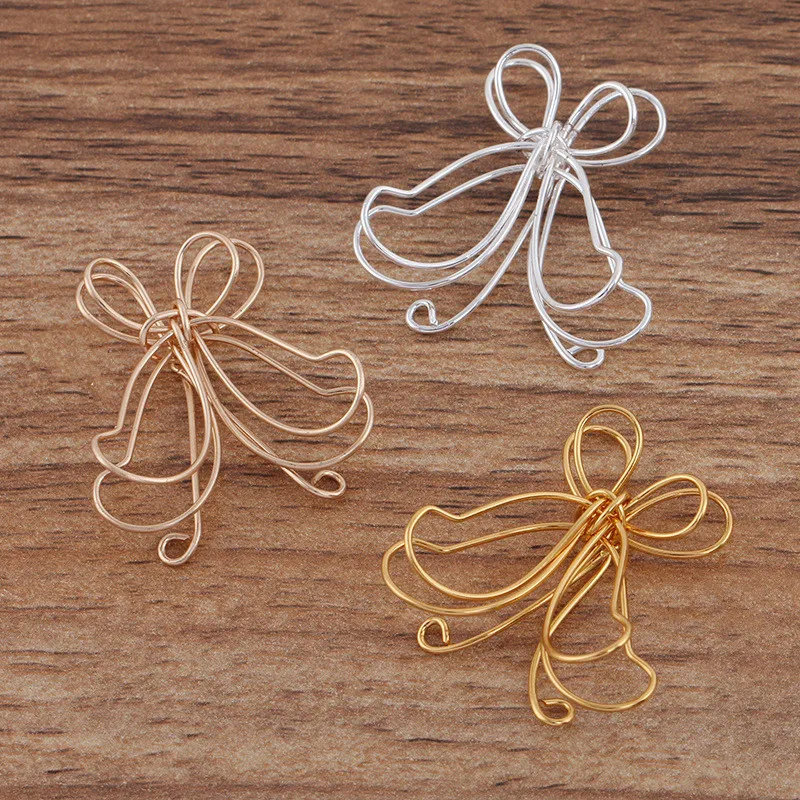 

20 PCS 29*33mm Metal Hollow Butterfly Gold/ Silver Plated Butterfly Connectors DIY Jewelry Findings