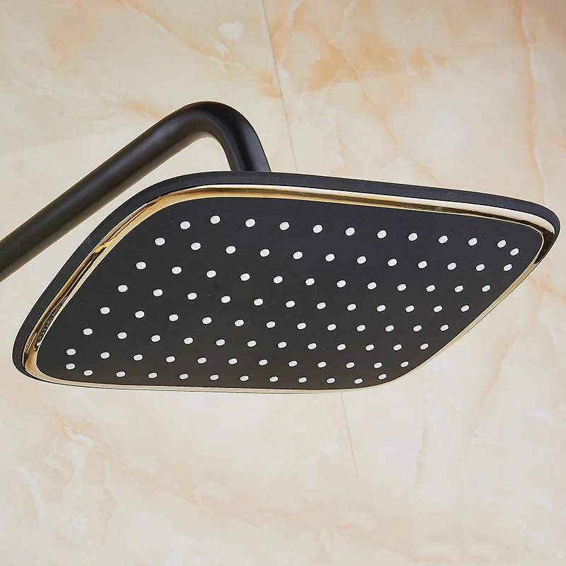 Набор для душа в туалете золотистый смеситель Бронзовый черный лучший подарок