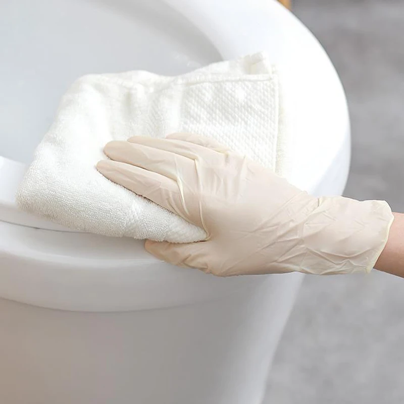 100 шт одноразовые перчатки Прочные нитриловые латексные для пищевой