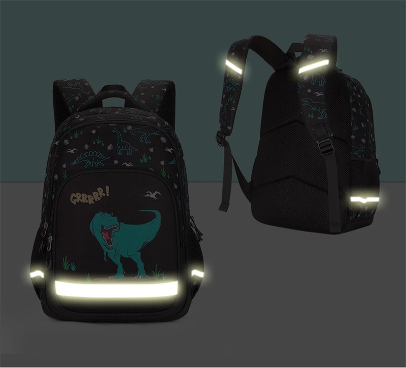 3 in 1 Boys Backpacks Set Primary Junior High School Bag Bookbag Cartoon Printed Orthopedic Rucksack for Kids Mochilas 2020 New