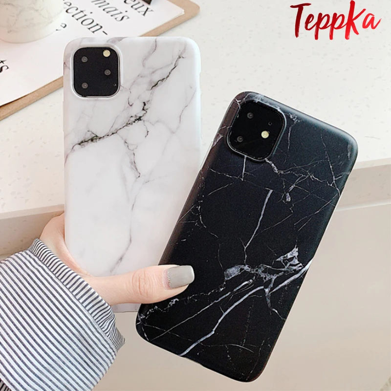 Мраморный чехол TeppKa для iPhone 11 Pro max Xr Xs X 7 8 6S 6 Plus мягкий из ТПУ 2019 Fundas| |