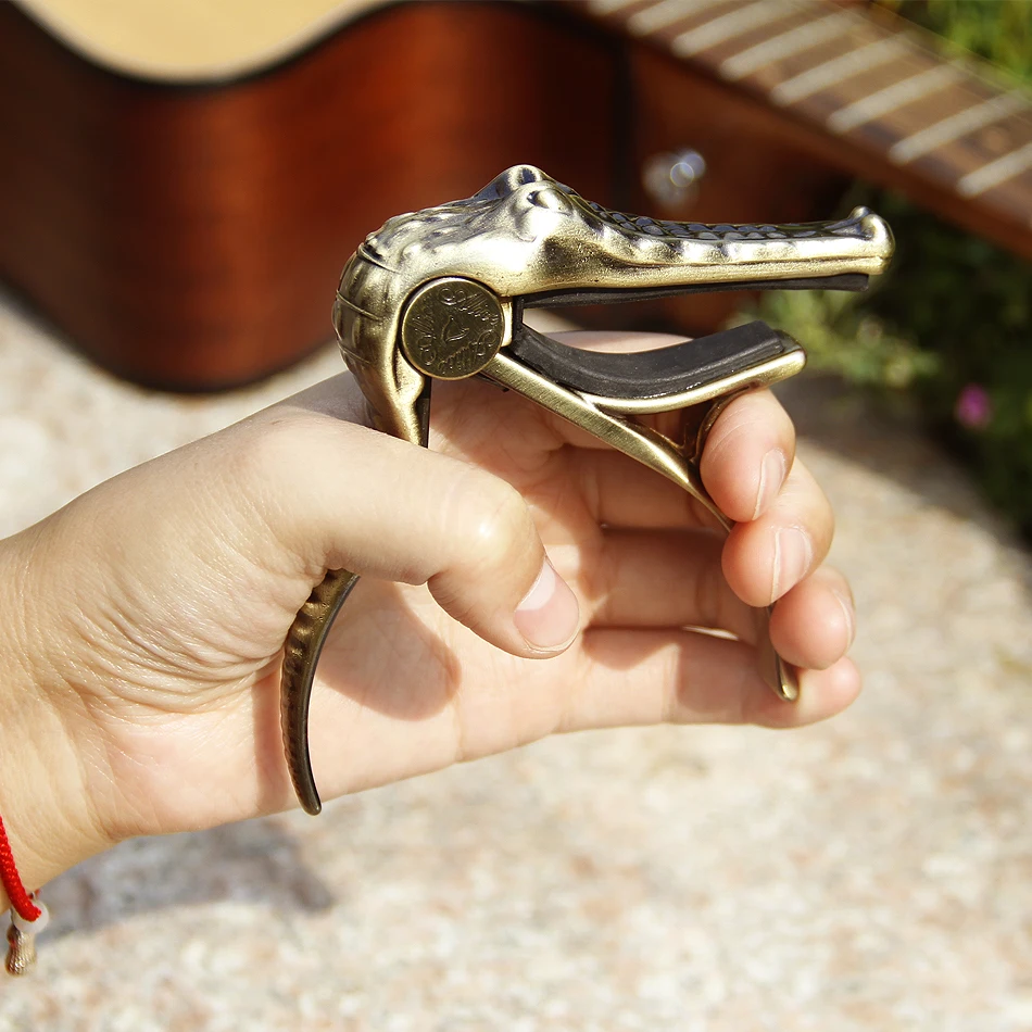 

Alice design Crocodile guitar Capo for Electric Acoustic Guitar Folk Guitar Capo Guitar Accessories