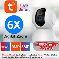sdeter tuya 2k 4k baby monitor camera wifi wireless night vision auto tracking surveillance security ip cam support google alex