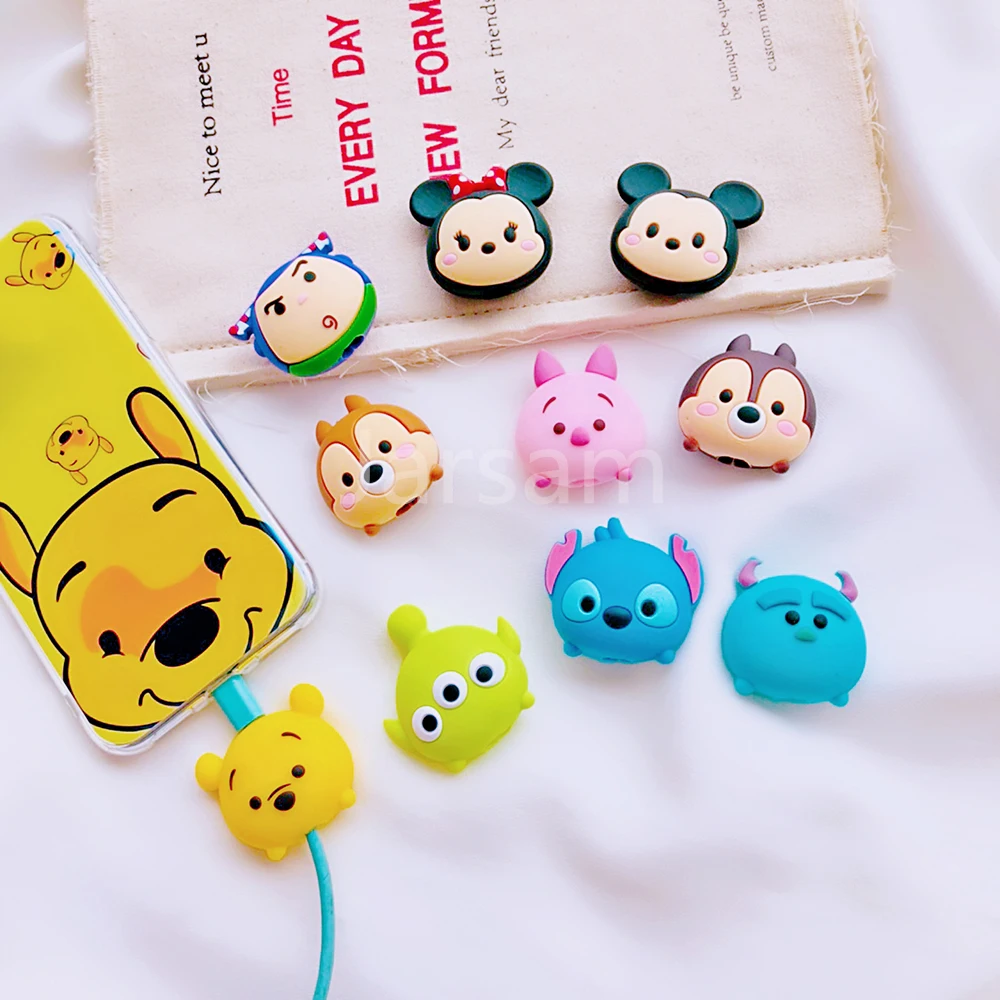 Мультяшный защитный кабель для передачи данных чехол кабеля iPhone защита