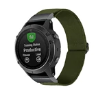 Ремешок нейлоновый для смарт-часов Garmin Fenix 6X Pro 6 Fenix 5 5X plus 3 3HR Forerunner 935 945 D2 Bravo