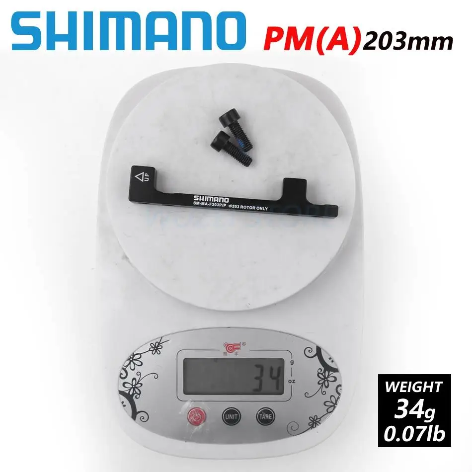 SHIMANO SM-MA-F180P/P2 F203P/P дисковый тормозной адаптер PM A опорный дисковый тормозной кронштейн для 180/203 мм ротора RT86 RT81 RT56