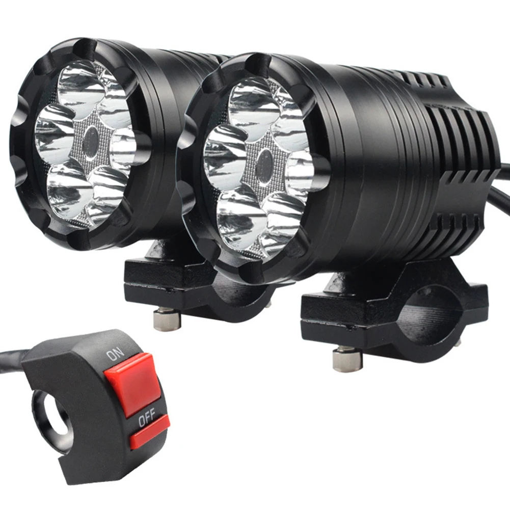 

Motorcycle LED Headlight 12V-80V 60W LED Spotlight Auxiliary Fog Light Driving Lamp Waterproof 6000K White 3200LM Ultra Bright