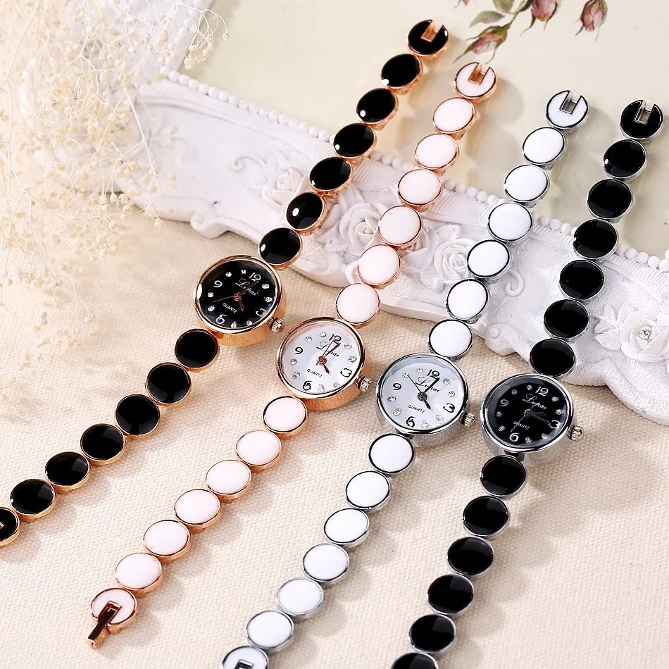 

LVPAI Luxury Ladies Watch Fashion Rose Gold Silver Ladies Quartz Watch Girl Bracelet Gifts Clock reloj mujer /d