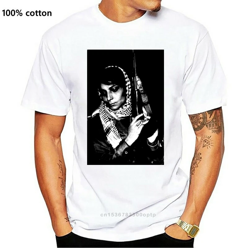 

Leila Khaled Palestine Palestine Resistance Gaza Tops Tee T Shirt All Sizes New Summer Plus Size T-Shirt