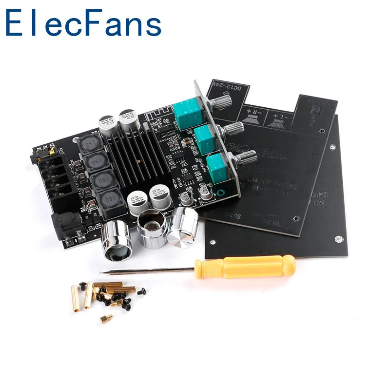 ZK-1002T TPA3116D2 Bluetooth 5 0 сабвуфер усилитель плата 2*100 Вт Высокая мощность 2 аудио стерео