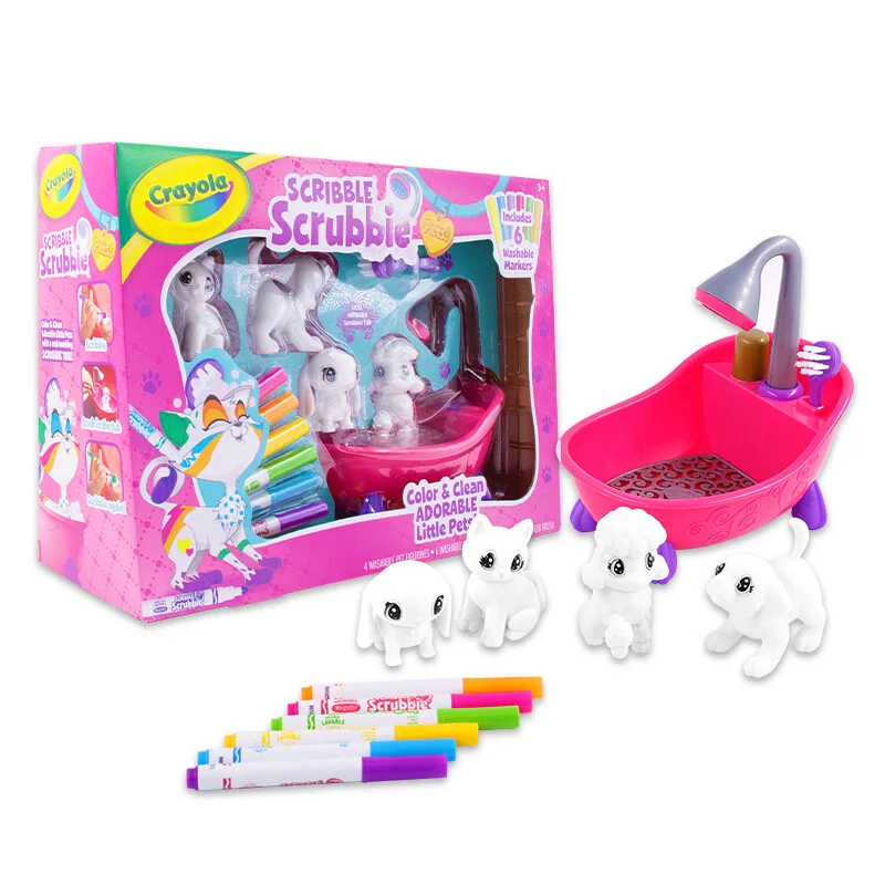 Crayola Bubble Pet Кукла Граффити для девочек сценария моделирование детский игровой дом игрушки оптом