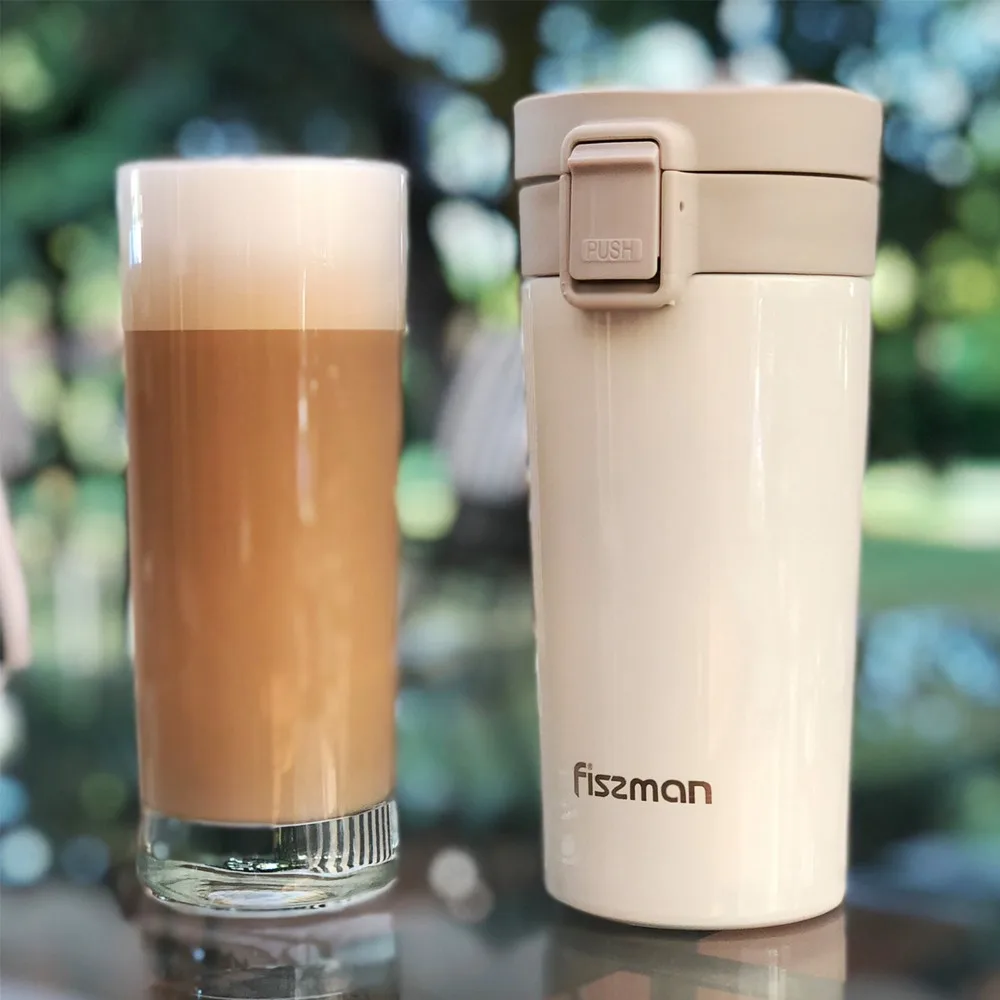 Fussman 320 мл вакуумная кружка для кофе с двойными стенками из нержавеющей стали Термос кофейная бутылка