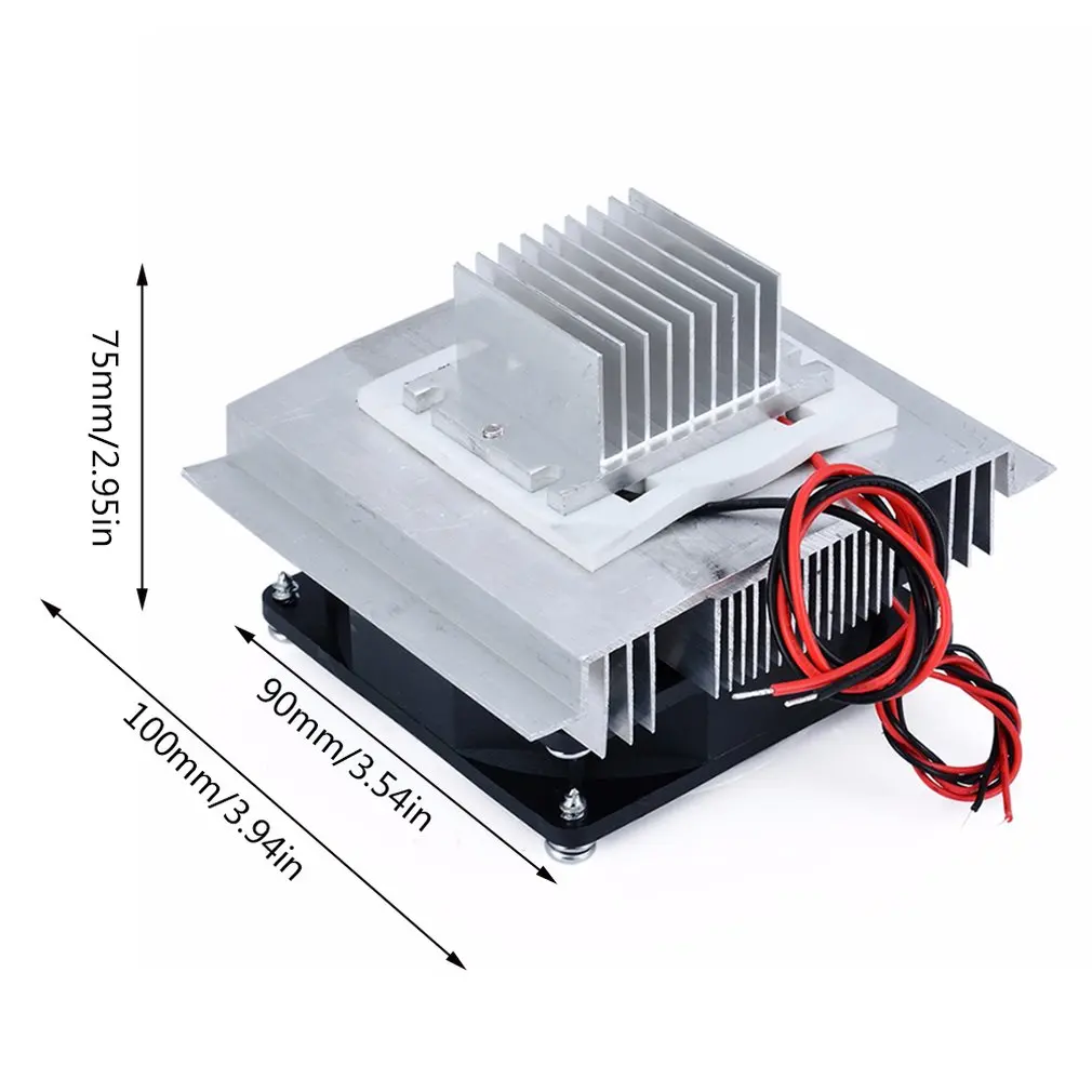 

Exquisite 1pc DC 12V Metal Peltier Semiconductor Cooler DIY Kit For Refrigeration Air Conditioner System