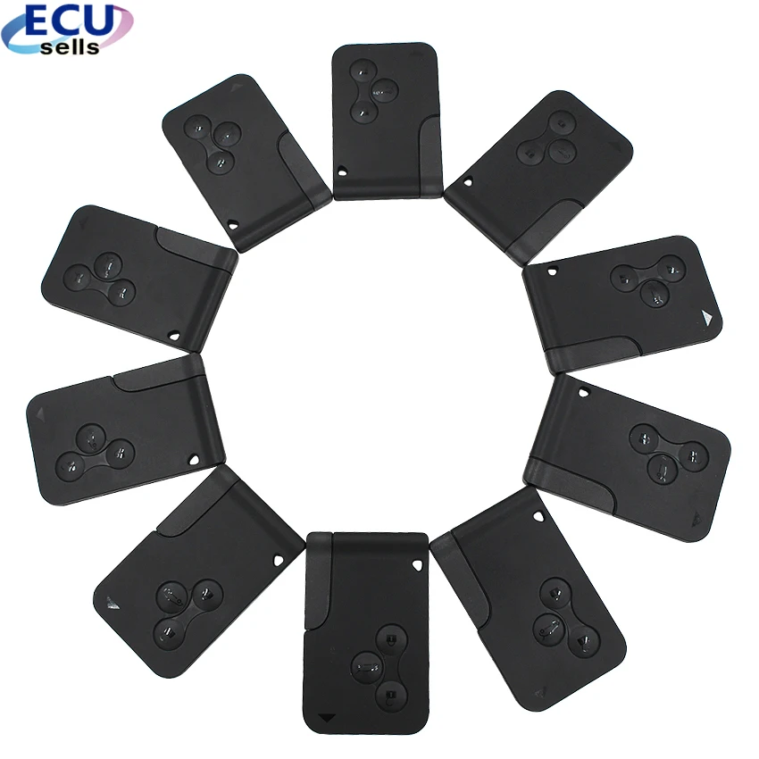 Распродажа! 10 шт. X бесрезанный дистанционный ключ карта чехол для ключа пустой