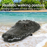 2 4g crocodile remote control boat two in one high speed speed boat water racing boat electric childrens toys launch gift