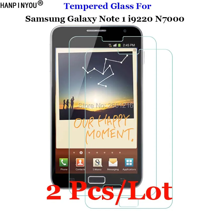 2 шт./лот Note 1 закаленное стекло 9H 2.5D Премиум Защитная пленка для экрана Samsung Galaxy I