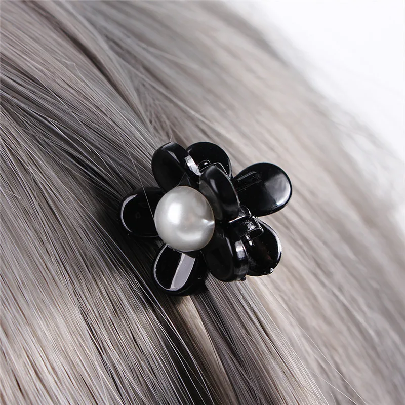 

Temperament Imitation Pearl Hair Claws Mini Grasp Clips Flower Aech Shaped Hairpins For Women Girls Dish Hair Crabs Accessories