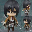 Фигурка аниме атака на Титанов Mikasa  Ackerman #365, ПВХ игрушки, модель 10 см, фигурки героев, Декор для дома, рождественский подарок, Леви Эрен, игрушки
