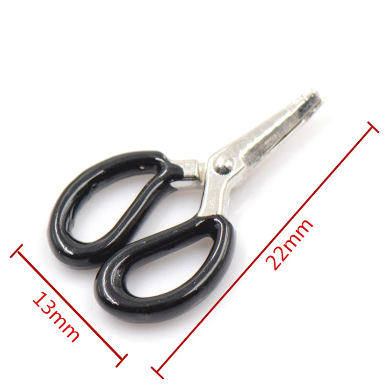 

2022 Metal Sewing Scissor Furniture Toy Mini Scissors 1:12 Dollhouse Metal Miniature Furniture Accessories Simulation Craft Toys