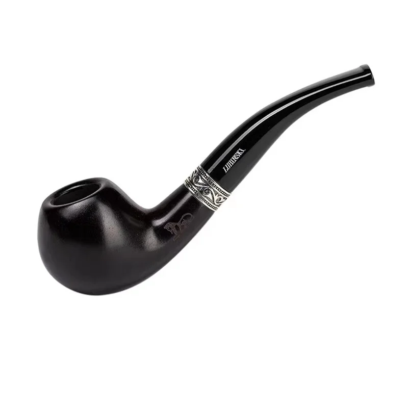 

Classic Wood Grain Resin Pipe Chimney Filter Smoking Pipes Tobacco Pipe Cigar Gifts Gift Grinder Smoke Mouthpiece CP-001