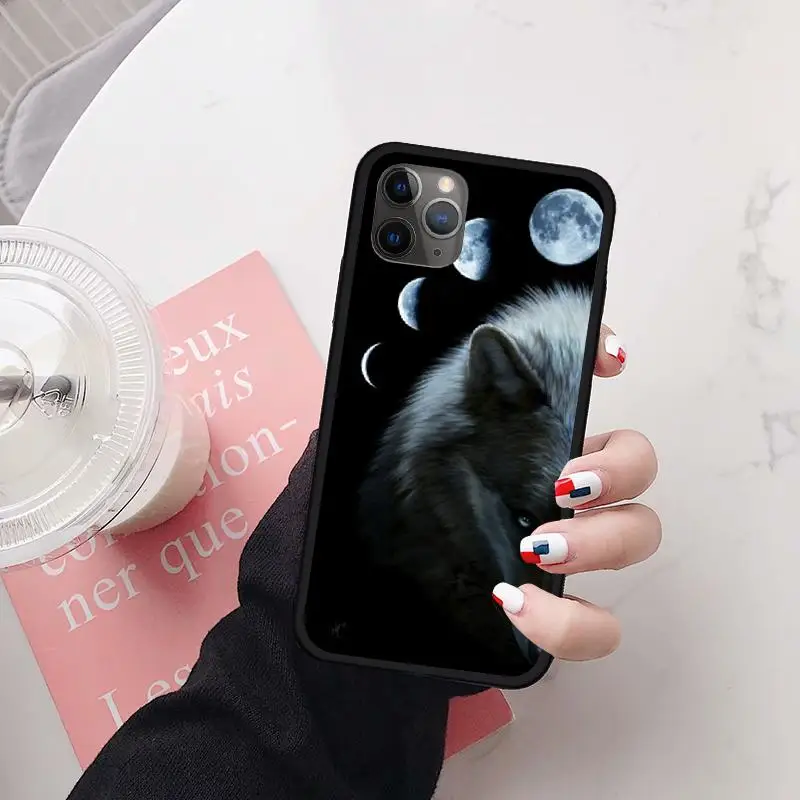 

angry Animal wolf Face for iPhone 11 12 pro MINI XS MAX 8 7Plus X SE 2020 XR