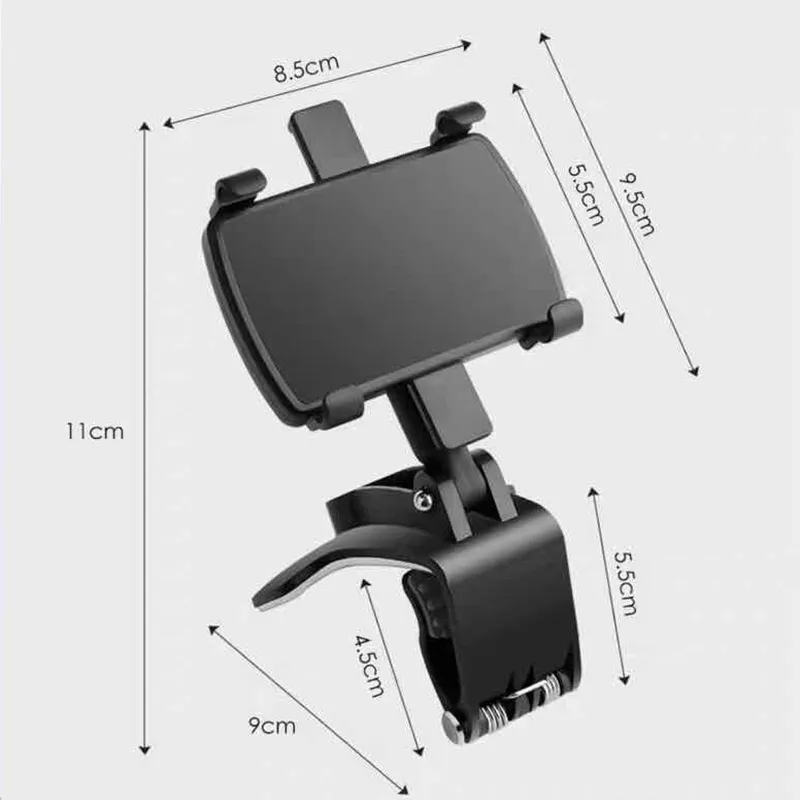 

Soporte Universal para telfono mvil de coche, 360 grados, soporte para salpicadero de coche, soporte fijo para telfono mvil