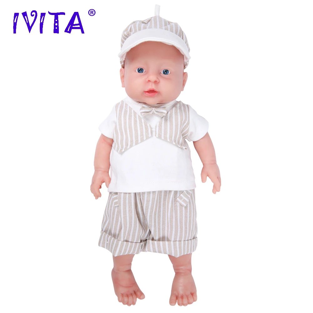 IVITA WB1503 41 см (16 дюймов) 2 кг силиконовые куклы для новорожденных с открытыми