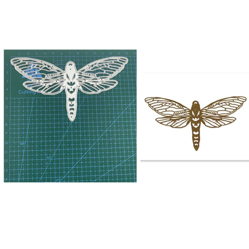 

Christmas Dragonfly Metal Cutting Dies For Crafts Stencils Maker Photo Album Template Handmade No Clear Stamps 2022 New Arrival