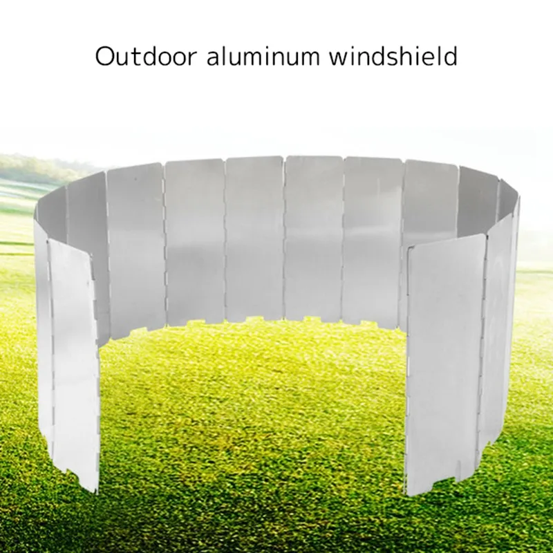 Складная газовая плита ветрозащитная горелка из алюминиевого сплава 10 тарелок