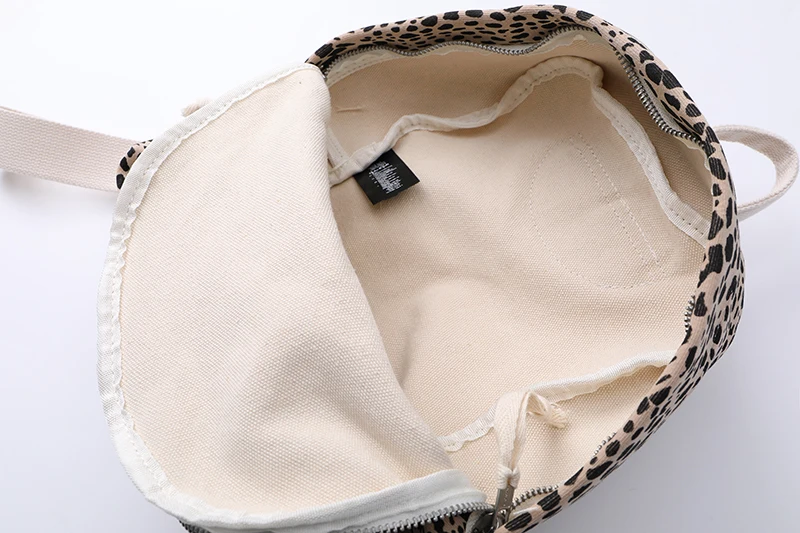 

Vintage Women Leopard Campus Backpack 2021 Spring-Autumn Fashion Ladies Casual Bags